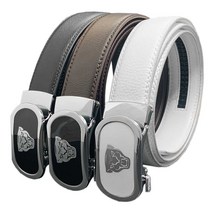 GO2shop GO2shop_ 패션벨트 남성골프벨트 빅사이즈가죽벨트 남성용혁띠 골프허리띠, ★선택* 라운딩 쟈칼 가죽벨트 남자 남성 골프 버클 허, ★선택* 브라운