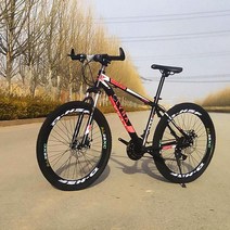 입문용 스포츠 로드자전거 MTB 자전거 성인 투어링 가성비 사이클, 24인치-21단 표준 구성, G