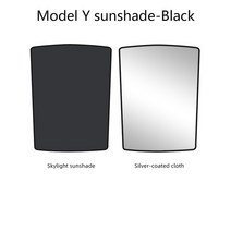 테슬라 모델 3 차양 모드 Y 지붕 그늘 태양 보호 액세서리 선 루프 윈드 실드 스카이 라이트, [07] Model Y black