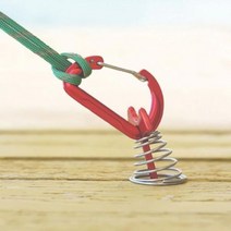 텐트 설치용 로프 카라비너 앵커팩, 쿠팡 본상품선택