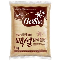 백설)황설탕(3kg), 단품