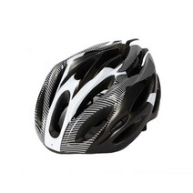 자전거 사이클링 헬멧 초경량 EPS + PC 커버 MTB 도로 자전거 헬멧 일체형 자전거 헬멧 내구성 방수 안전 캡, 03 White black