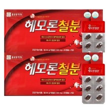 종근당건강 헤모론철분 임산부철분 철분비타민C 임신부철분제