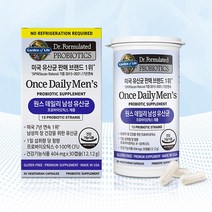 가든오브라이프 닥터포뮬레이티드 남성 유산균 30캡슐 프로바이오틱스