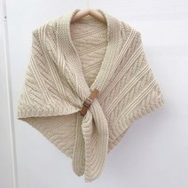 숄 여성 겨울 남자 울 스카프 대형 솔리드 삼각형 판초 니트 망토 티펫 사무실 따뜻한 목도리 랩 벨트 잠금 어깨를 으스스한 Szalik Zimowy Stole