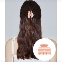 [국내정품상품] JESTINA 제작 15일 JOELLE 헤어핀 - 피치핑크 (JAJOHP3BF808CE000)