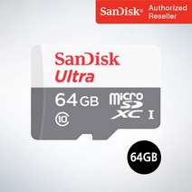 샌디스크 마이크로 SD 카드 SDXC ULTRA 울트라 QUNR 64GB, 64기가