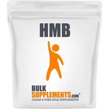 BulkSupplementS HMB 파우더 250g 8.8온스, 1개
