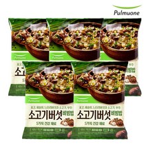 풀무원 소고기버섯비빔밥 5봉 -, 단품
