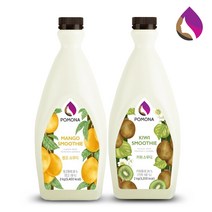 포모나 망고 스무디 2kg+키위 스무디 2kg/에이드/음료/쉐이크, 2개, 2kg