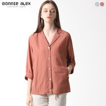 보니알렉스 보니알렉스(BONNIE ALEX) 밑단 셔링 셔츠형 점퍼 (택가격:139000원)