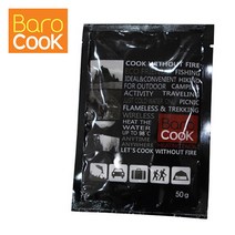 바로쿡 발열팩 50g (850ml 도시락용 10개) 보온 휴대용 발열도시락, 단품