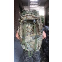 대용량 밀리터리 백팩 등산 백팩킹 가방 56-75 야외 트레킹 여행 배낭 위장 몰리 전술 군사 배낭 대형 등산 배낭, 녹색 폐허, 50 - 70리터