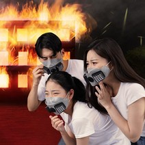 엘립 방연마스크 가정용 방독면 화재마스크, 엘립 화재대피용 마스크