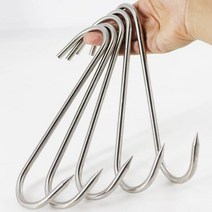 5pcs 스텐정육점고리 정육정걸고리 s자고리 푸줏간 도축장, 5개세트, 5개