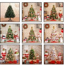 풀세트 크리스마스트리 데코 매장 거실 트리 스카치 120cm, 화이트트리풀세트