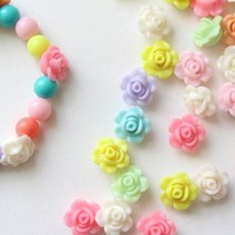 파스텔장미비즈30p, 단품