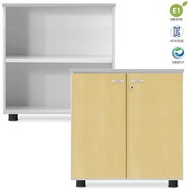 [oddsys] 사무용책장 서재용책장 심플2단 오픈장/올문장 D400, 화이트