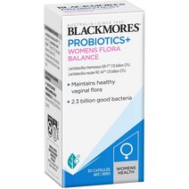 Blackmores Probiotics+ Womens Flora Balance 블랙모어스 호주 여성 프로바이오틱스 플로라 밸런스 30정, 1개