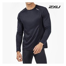 2XU 2XU 글로벌 남성 XVENT 긴팔티_XULX412BLK