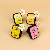 아로마푸딩 차량용 스마일 방향제, 시트러스우디, 1개
