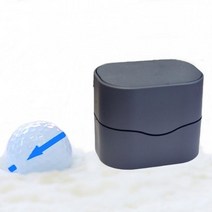 [버디360] 골프공스탬프 골프볼라이너 골프선물, 검정/기본형4(땡땡이형)