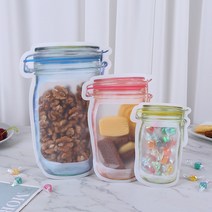 레디웰 휴대용 디자인 지퍼백 캠핑용 밀폐용기 3종 세트, 1개