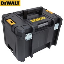 디월트 DEWALT-DWST17806 TSTAK 도구 상자 깊은 설치 및 유지 보수 블랙 보관 케이스 초대형 볼륨
