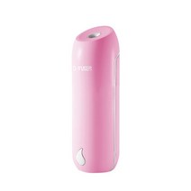 미니 아로마 디퓨저 공기 가습기 3 모드 usb 충전식 벽걸이 형 오일 디퓨저 미스트 메이커 자동차 공기 청정기 홈 오피스, 분홍색