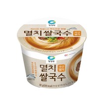 청정원 멸치 컵쌀국수 92gx12개 쌀국수 컵라면 컵누들, 1개, 단품