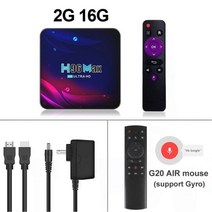 H96Max V11 안드로이드 11 스마트 TV 박스 4G 32GB 64GB HD 4K 구글 음성 셋톱 24G/58G WIFI 블루투스 수신기 미디어 플레이어 글로벌, Eu 플러그, 2G 16G G20S