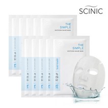 싸이닉 더 심플 거즈마스크 10매, 25ml, 1세트