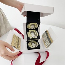 서프라이즈 반전 용돈 박스 상자 [깜짝 부모님 생일 생신 선물 쩍벌 펼쳐지는 현금 돈 포장 템], 용돈상자+머니홀더