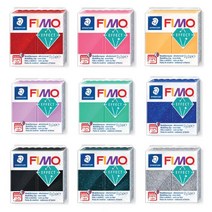 FIMO 피모 이펙트 40색 선택/폴리머클레이 오븐점토, 1개, 이펙트 604번 반투명퍼플