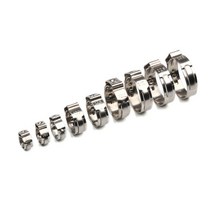 조인트 클램프 파이프 클램프 10 PCS 스테인레스 스틸 304 싱글 이어 호스 구색 키트 5.3-31mm 다중 사양, 08 10.8-13.3mm