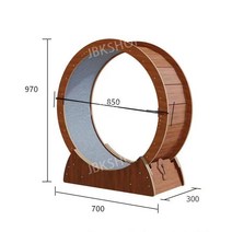 캣휠 고양이캣휠 무소음운동기구 고양이쳇바퀴 켓휠 캣워커 스크래쳐 캣타워 휠 스크래처 캣워크, H. 월넛(4키로이내)