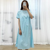 여성 3컬러 베이직 반팔 미디 원피스 RKWM-OP171