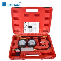 100 PSI 연료 분사 테스터 테스트 게이지 압력 가솔린 시스템 펌프 도구 키트, 한개옵션0
