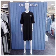 클라이드 CP01 여성*여름신상할인*이지하게 편안한 착용감으로 즐기기 좋은 프린팅원피스 롱 티셔츠FMBTS703F@NC불광점