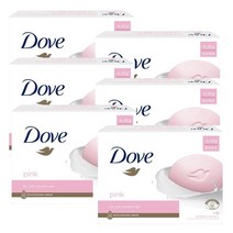도브 뷰티바 핑크 비누, 90g, 6개