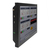15인치 산업용 판넬 컴퓨터 패널 PC 일체형 터치모니터, 7세트+가이드레일