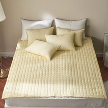 무지스타일 스노우리플 도레미 여름카페트/패드 SS/Q, 옐로우