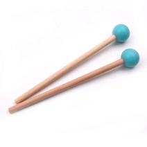 텅 드럼 패드 혀드럼 말렛 실로폰 마림바 스틱 어린이용 성인용 뮤지컬 타악기 2 개, Blue