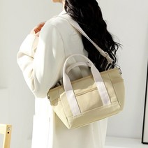 여성 숄더백 캔버스 토트백 캔버스가방