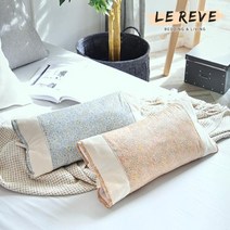 [르헤브] 개망초 이중끈 메밀&편백베개(속포함), 단품