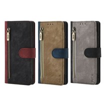 베락스 샤오미 홍미노트8 2021 레더 커버 가죽 케이스 p764, 홍미노트8 2021:버건디브라운