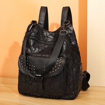 도오빠 폴포아 여성 가죽 백팩 대용량 배낭 숄더백 다용도 여행용 빅 보조 가방 여자백팩