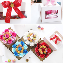 츄파춥스 미니케익 사탕다발 발렌타인데이꽃, 츄파춥스미니케익레드