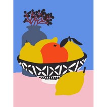 모모픽스페인팅 유화그리기 30x40cm 보테니컬, C11 노란레몬