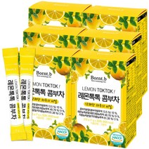 본트비 레몬톡톡 콤부차 레몬맛 분말, 7g, 180포